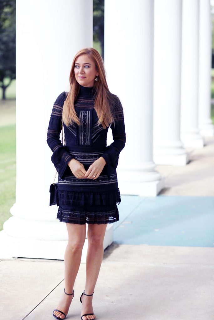 Hilary Kennedy Blog: // Black Ruffle Parker Topanga Dress