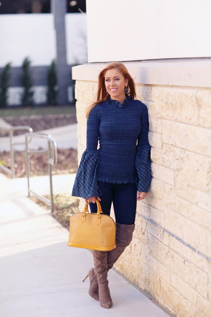 Hilary Kennedy Blog:// Cute Winter Outfit with Bell Sleeves