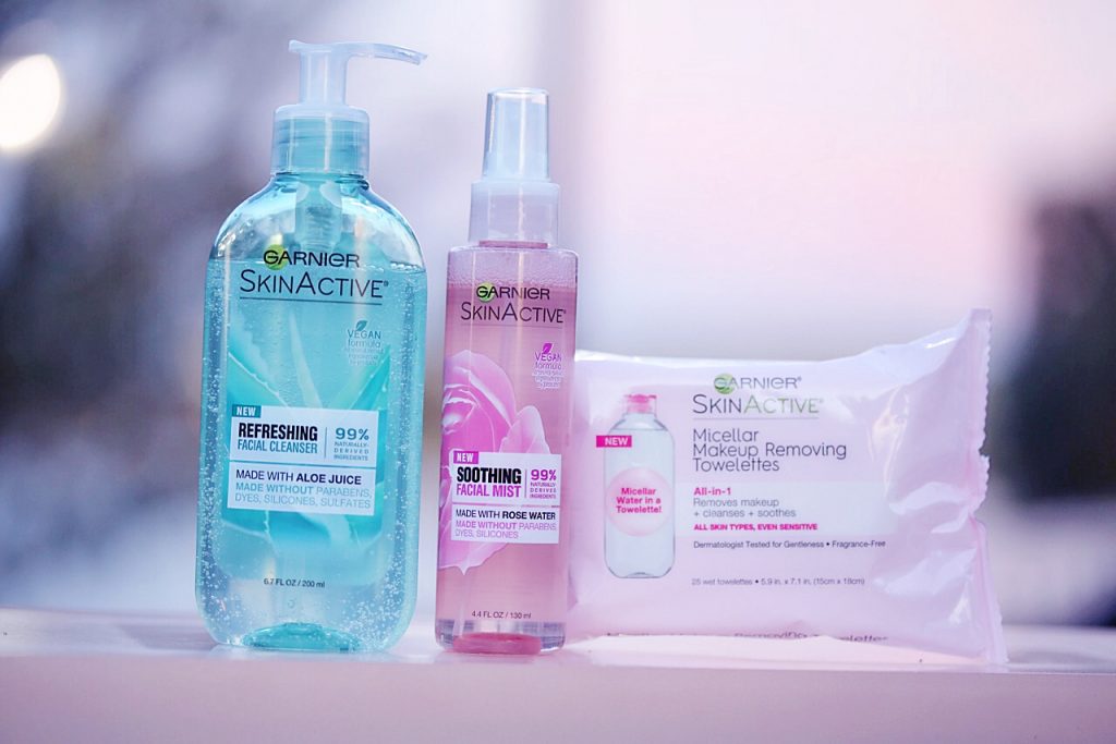 Hilary Kennedy Blog: // Garnier SkinActive Refreshing Cleanser, Soothing Facial Mist, and Micellar Towelettes