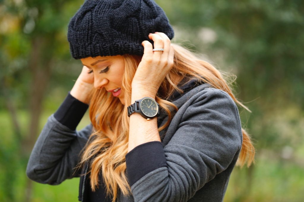 Hilary Kennedy Blog: // The Perfect Holiday Gift, black cable knit beanie